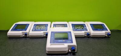 6 x B&D Electromedical Nippy 3+ Ventilators (5 x Power Up, 2 x Dim/Faulty Screens, 1 x Damaged Casing and 1 x No Power - See Photo) *GL*