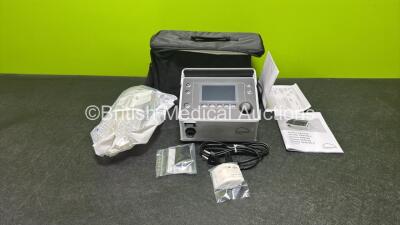 Lowenstein Prisma Vent 50 Ventilator *Mfd - 2020* with Tubing, Air Filters, Protection Filters, O2 Connecting Bushing, User Manual, Carry Bag and User Manual (All Unused in Original Packaging, Class 9 Batteries Included in Package) *Stock Photo Used*