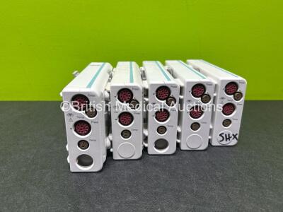 5 x Philips M3012A Gas Module Including Press, Temp, Press and Temp Options