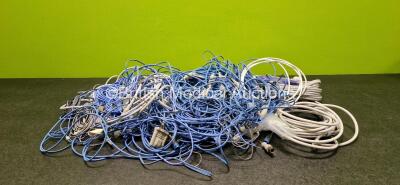 Job Lot of Various Patient Monitoring Cables / Leads