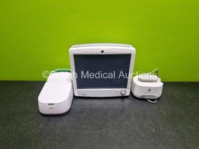 Mixed Lot Including 1 x GE Carescape B650 Touch Screen Patient Monitor (No Power) 1 x Philips Respironics Innospire Deluxe and 1 x Paro Boy Classic Nebulizer *SN SEW14473230HA / 2023A06583 / 206075*