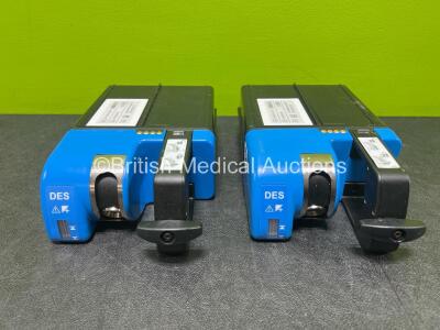 2 x Datex-Ohmeda Aladin2 Desflurane Vaporizers Ref 1100-9025-000 *SN BGCB00742 / BGCX01363*