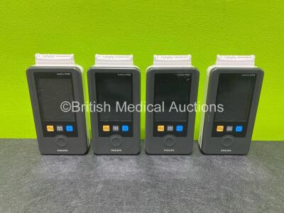 4 x Philips IntelliVue MX40 Wearable Patient Monitors *All Mfd 2016*