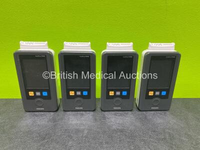 4 x Philips IntelliVue MX40 Wearable Patient Monitors *All Mfd 2016*