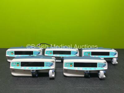 5 x Carefusion Alaris PK Syringe Pumps (3 x Power Up, 1 No Power, 1 x Draws Power)