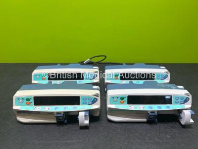 Job Lot Including 1 x Carefusion Alaris PK Syringe Pump, 1 x Cardinal Health Alaris PK Syringe Pump, 2 x Alaris MKIII Syringe Pumps (2 x Draws Power, 2 x Powers Up)