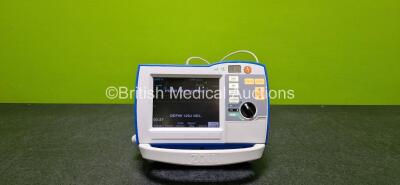 Zoll R Series Plus Defibrillator / Monitor (Powers Up and No Battery - See Photo) Including Pacer, CO2, ECG, SpO2 and Printer Options with 1 x Paddle Lead, 1 x 3 Lead ECG Lead and 1 x SpO2 Leads