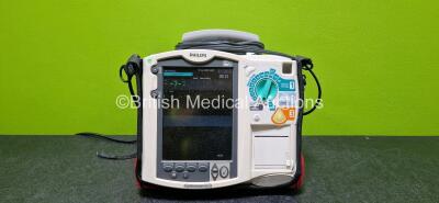 Philips Heartstart MRx Defibrillator (Powers Up with Stock Power Supply - Stock Power Supply Not Included) Including ECG and Printer Options with 1 x Paddle Lead *SN US00204866*