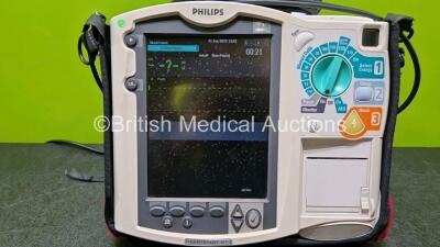 Philips Heartstart MRx Defibrillator (Powers Up with Stock Power Supply - Stock Power Supply Not Included) Including ECG and Printer Options with 1 x Paddle Lead *SN US00204866* - 3