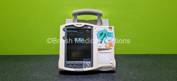 Philips Heartstart MRx Defibrillator (Powers Up) Including ECG and Printer Options with 1 x Philips M3539A Module and 1 x Philips M3538A Li-Ion Battery