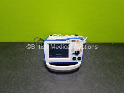 Zoll R Series ALS Defibrillator / Monitor (Powers Up) Including Pacer, ECG and Printer Options with 1 x Paddle Lead *SN AF13B027199*