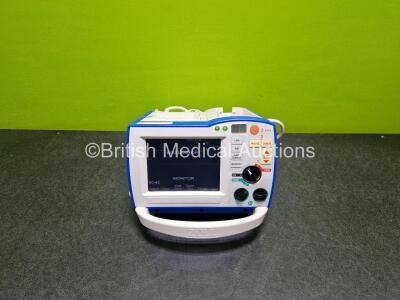 Zoll R Series ALS Defibrillator / Monitor (Powers Up) Including Pacer, ECG and Printer Options with 1 x Paddle Lead *SN AF13BN027198*