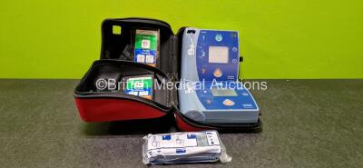 2 x Philips HeartStart FR2+ Defibrillators with 3 x LiMnO2 Batteries *Install Before 1 x 2023, 1 x 2028 & 1 x 2029* in Carry Cases (Both Power Up)