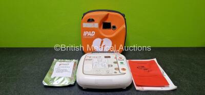 CU Medical Systems Inc iPAD Intelligent Public Access Defibrillator with 1 x LiMnO2 Battery, 1 x CU Medical Defibrillation Pad and 1 x iPAD AED Starter Kits in Case (Powers Up - Low Battery ) *SN G1J48E0110*