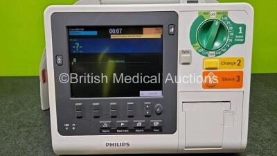 Philips Heartstart XL+ Defibrillator (Powers Up) Including ECG and Printer Options with Paddle Lead, 3 Lead ECG Lead and Li-Ion Battery - 3