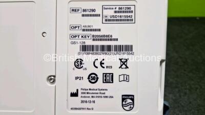 Philips Heartstart XL+ Defibrillator (Powers Up) Including ECG and Printer Options with Paddle Lead, 3 Lead ECG Lead and Li-Ion Battery - 11