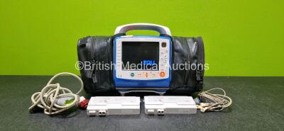 Zoll X Series Monitor/Defibrillator Application Version 02.34.05.00 Including Pacer, ECG, SPO2, NIBP, CO2 and Printer Options with 2 x Sure Power II Li-Ion Batteries *Both Flat*, 1 x Paddle Lead and 1 x 6 Lead ECG Lead (Powers Up with Stock Battery - Stoc