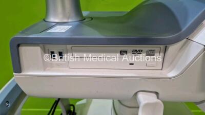 GE Voluson E8 Flat Screen Ultrasound Scanner Ref BT18 *S/N E39589* **Mfd 2018** Software Version EC330 (18.0.3.3378) with 1 x GE C1-5-D Transducer / Probe Ref 5261135 *Mfd 2021*and Sony UP-D898MD Digital Graphic Printer (Powers Up and Damaged Casing - See - 17