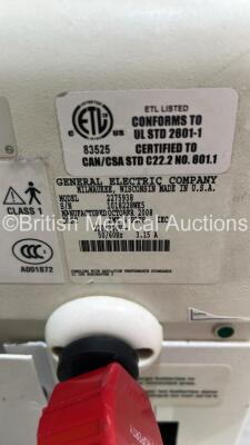 GE AMX 4 Plus IEC Mobile X-Ray System Model 2275938 (Powers Up with Key - Key In Lock Box) *S/N 1018228WK5* **Mfd 2008** **A/N 114528* - 8