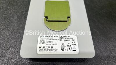 Sonosite HFL38x/13-6MHz Ref P07682-20 Ultrasound Transducer / Probe *Mfd 2017* **SN 0465VC** (Untested) - 4