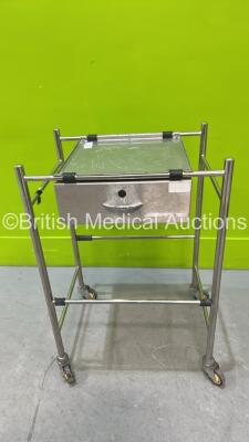 Stainless Steel Trolley with Draw