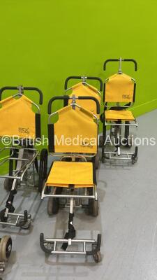 6 x IBEX Transeat MK V Evacuation Chairs - 3 x Incomplete - See Pictures *Stock Photo Used* - 3