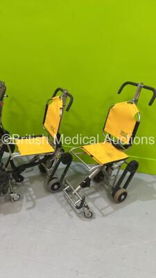 6 x IBEX Transeat MK V Evacuation Chairs - 3 x Incomplete - See Pictures *Stock Photo Used* - 5