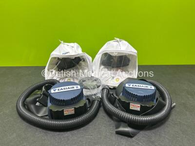 Job Lot Including 2 x Easiair Blower Units with 2 x Hose, 2 x Easiair Masks and 1 x Easiair Filter