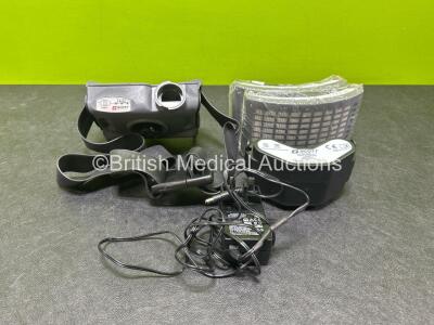 Job Lot Including 1 x Scott Safety Tornado Powered Respirator with 1 x Battery, 1 x Power Supply and 2 x Filters