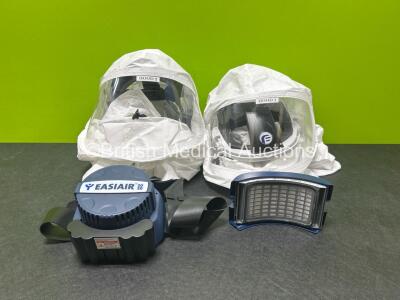 Job Lot Including 1 x Easiair Blower Unit, 2 x Easiair Masks and 1 x Easiair Filter