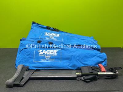 10 x Sager Emergency Traction Splints