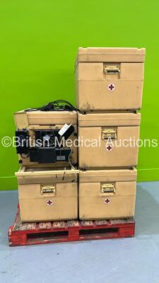 5 x Dometic Anteon Mobile Temperature Control Boxes with 3 x Power Supplies (All Power Up) ***Stock Photo Used