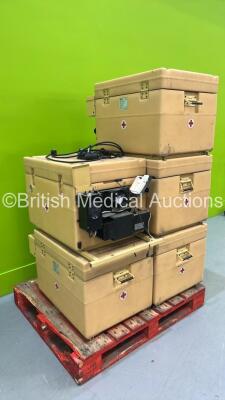 5 x Dometic Anteon Mobile Temperature Control Boxes with 3 x Power Supplies (All Power Up) ***Stock Photo Used - 2