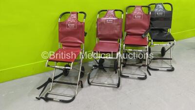 4 x Ferno Compact Evacuation Chairs - 3