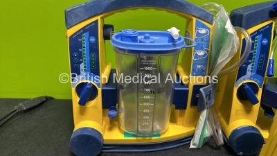 4 x Laerdal LSU Suction Unit with Suction Cups (All Power Up) - 5