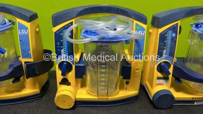 3 x Laerdal LSU Suction Unit with Suction Cups (All Power Up) - 2