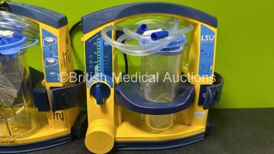 4 x Laerdal LSU Suction Unit with Suction Cups (All Power Up) - 5