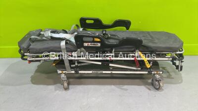 Ferno Harrier XL Electric Ambulance Stretcher with Mattress (Unable to Power Test Due to No Battery) *S/N HXL-1052*