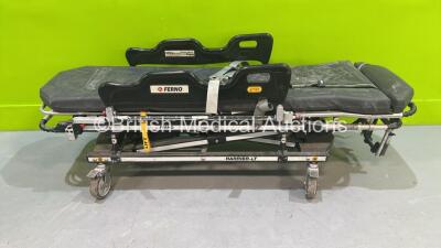 Ferno Harrier LT Electric Ambulance Stretcher with Mattress (Unable to Power Test Due to No Battery) *S/N HXL-1116*