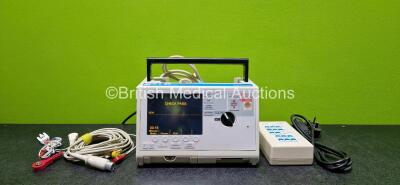 Zoll M Series Biphasic 200 Joules Max Defibrillator (Powers Up - No Battery) Including ECG and Printer Options with 1 x Zoll Symbio see-thruCPR Simulator and Selections of Cables