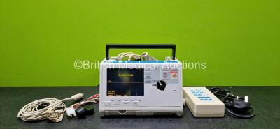 Zoll M Series Biphasic 200 Joules Max Defibrillator (Powers Up - No Battery) Including ECG and Printer Options with 1 x Zoll Symbio see-thruCPR Simulator and Selections of Cables