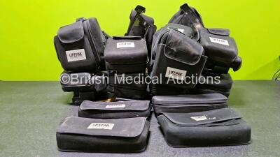 Job Lot of Various Lifepak 15 Defibrillator Cases