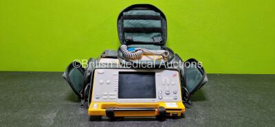 MRL Pic Defibrillator Including Pacer and Printer Options (Powers Up with Stock Power Supply - Stock Power Supply Not Included and Missing Battery - See Photo)