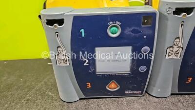 2 x Laerdal Heartstart FR2 Defibrillators (Both Power Up with Stock Power Supply Stock Power Not Included) in Case - 2