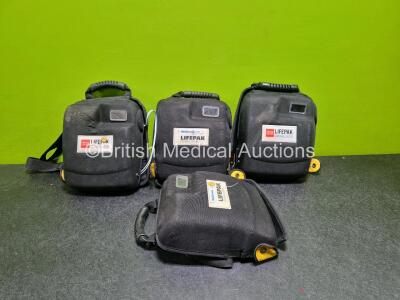 3 x Medtronic Lifepak 1000 Defibrillator Cases