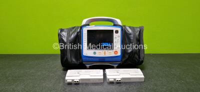 Zoll X Series Monitor/Defibrillator Application Version 02.34.05.00 Including Pacer, ECG, SPO2, NIBP, CO2 and Printer Options with 2 x Sure Power II Li-Ion Batteries *Both Flat* (Powers Up with Stock Battery - Stock Battery Not Included and Passes Self Te