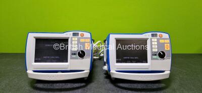 Job Lot Including 1 x Zoll R Series Plus Defibrillator / Monitor (Powers Up and Missing Battery - See Photo) Including Pacer, ECG and Printer Options with 1 x Paddle Lead and 1 x Zoll R Series BLS Defibrillator / Monitor (Powers Up and Missing Battery - S