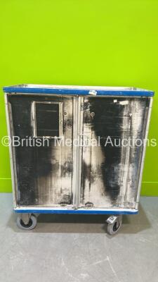 Metal Mobile Storage Cabinet (Weathered)