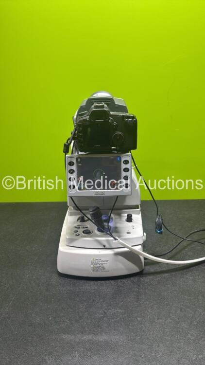 Nidek AFC-210 Non-Mydriatic Auto Fundus Camera *Mfd - 2010* with Canon EOS 5D Digital Camera (Powers Up, Missing Joystick Rubber) *141233*