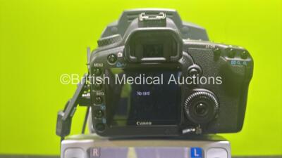 Nidek AFC-210 Non-Mydriatic Auto Fundus Camera *Mfd - 2010* with Canon EOS 5D Digital Camera (Powers Up, Missing Joystick Rubber) *141233* - 2